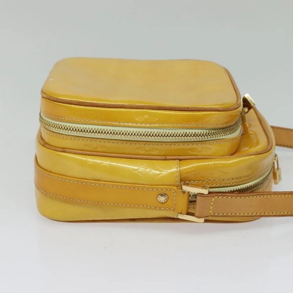 LOUIS VUITTON Monogram Vernis Wooster Bag Lime Yellow - Picture 5 of 16